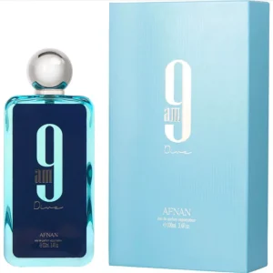 9am Dive EDP 100ml de Afnan frasco azul con su caja