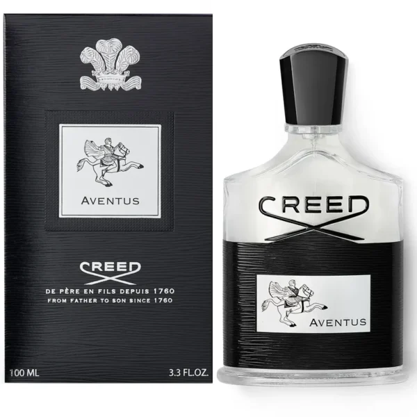 Aventus EDP 100ml de Creed frasco gris con su caja