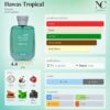 Notas y acordes del perfume Hawas Tropical de Rasasi con escala de temporada
