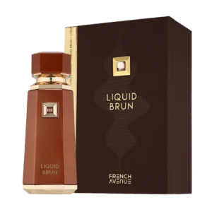 Liquid Brun EDP 100ml de French Avenue frasco marrón con su caja